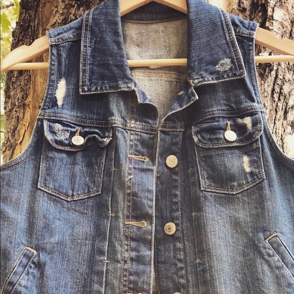 Denim Jeans Vest Size S - Picture 4 of 4